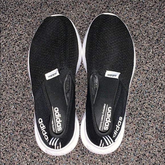 adidas memory foam slip ons